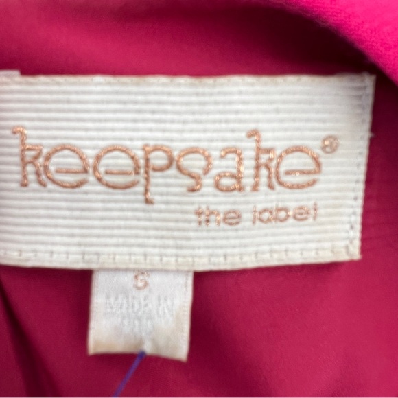 KEEPSAKE THE LABEL SLEEVELESS DRESS FUCHSIA SIZE SMALL LINED - Picture 10 of 10
